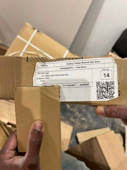 Photo of free New Drawer base x2 wren kitchen (Billericay) #2