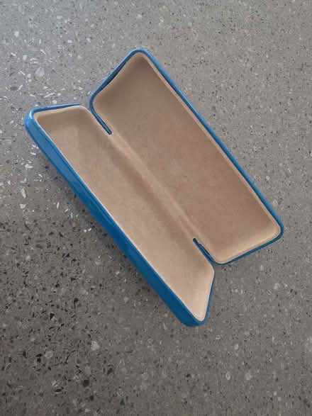 Photo of free Shiny blue glasses case, excellent condition (Skipton BD23) #2