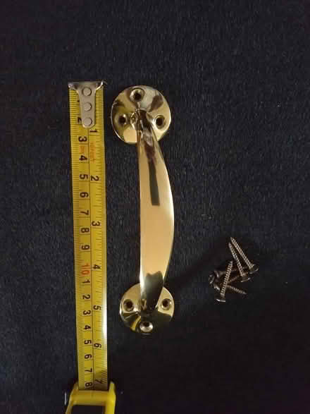 Photo of free Brass door pull / cabinet handle (Ross-on-wye) #1