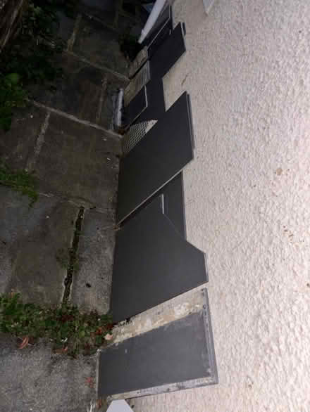 Photo of free Dark grey gloss tiles (Chatham) #2
