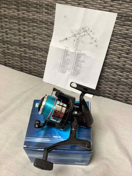 Photo of free Fishing rod and brand new reel (Dane Mead RG24) #2