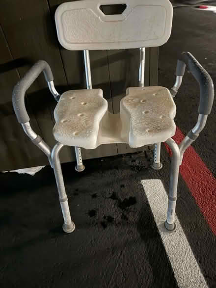 Photo of free Adjustable shower chair (Valencia Avenue, Sunnyvale) #1