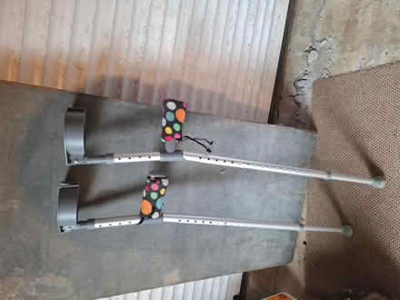 Photo of free A pair of crutches (Threemilestone Truro) #2