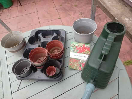 Photo of free Garden plastic pots. Watering can (Hanworth TW13) #1