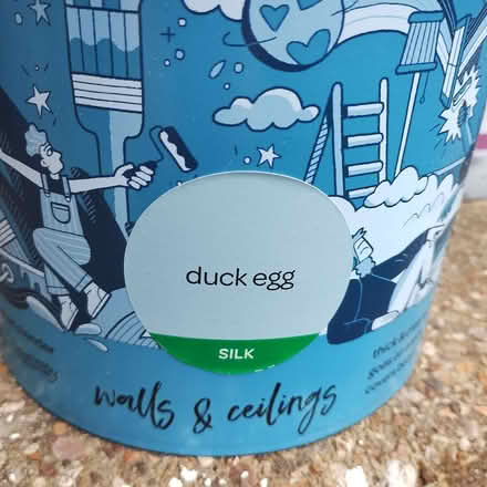 Photo of free Half Tin of Duck Egg Blue Paint with Sheen (Rayleigh SS6) #1