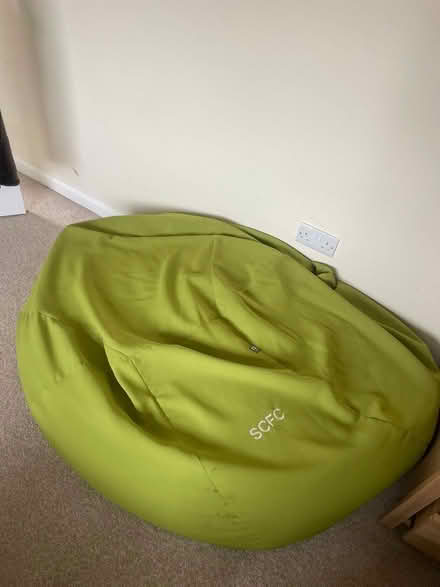 Photo of free Large Bean Bag .. Green (Bradwell .. ST5 8 ..) #1