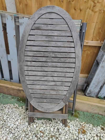 Photo of free Foldable wooden garden table (NW2 2AU) #3