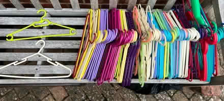 Photo of free Plastic coat hangers (Fords Farm RG31) #1