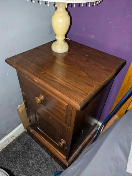 Photo of free Bedside cabinet (Whitemoor NG8) #2