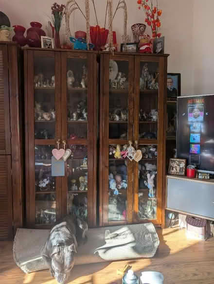 Photo of free Pair of glass cabinets pair of glass cabinets (Sevenoaks TN13) #1