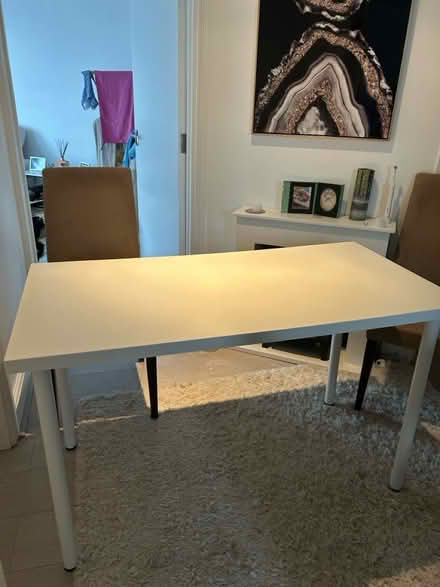 Photo of free Small white dining table (SG1 6DP) #1