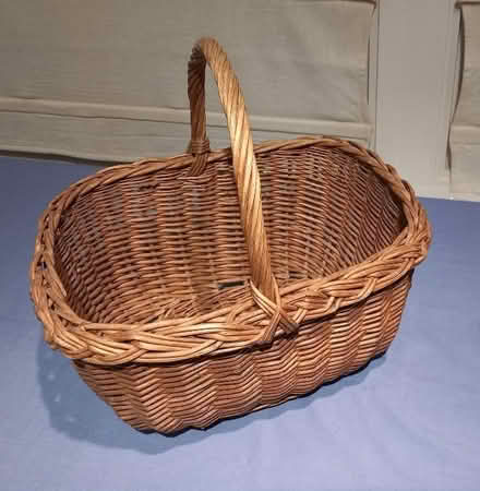 Photo of free Rectangular wicker shopping basket (Chorleywood WD3 5) #1