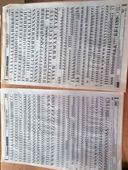 Photo of free 7 x a4 sheets LETRASET (Prescott SY4) #3