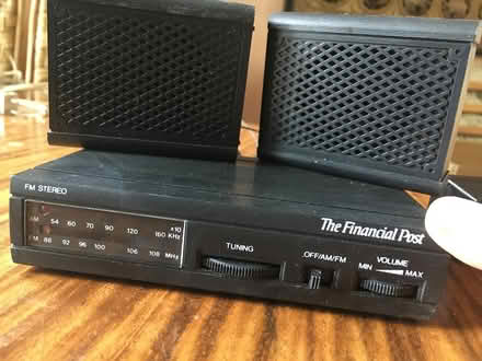 Photo of free Mini radio w speakers (Little Italy, Ottawa) #1