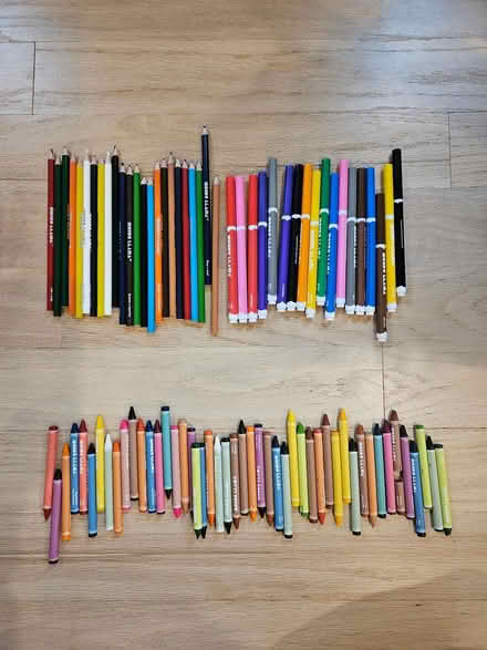 Photo of free markers, color pencils and crayons (Larchmont) #1