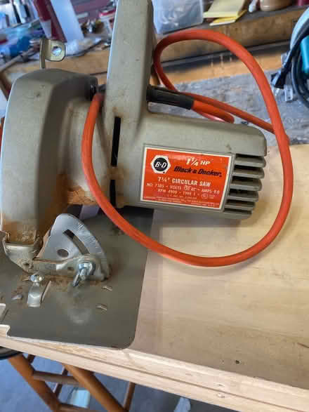 Photo of free Black and Decker 7-1/4 saw (Bolingbrook) #3