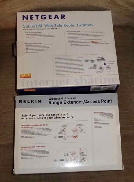 Photo of free Router & Range extender (West Bridgford NG2) #2