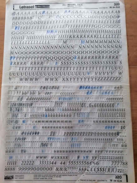 Photo of free 7 x a4 sheets LETRASET (Prescott SY4) #2
