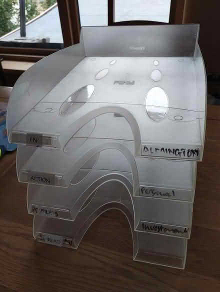 Photo of free Desk filing trays (Kingscourt/Lightpill, Stroud) #1