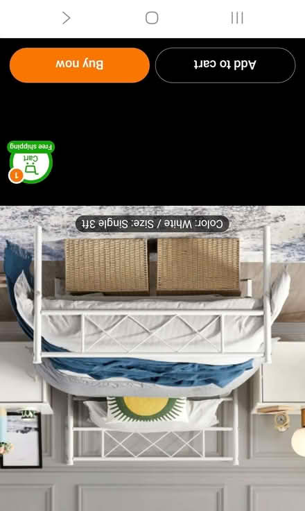 Photo of free Double bed frame metal (Gadebridge HP1) #1