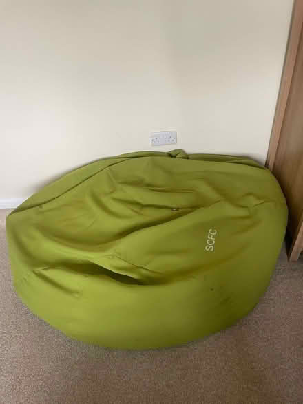 Photo of free Large Bean Bag .. Green (Bradwell .. ST5 8 ..) #2
