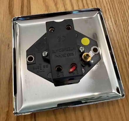 Photo of free Chrome finish light switch cover (Erith DA17) #2