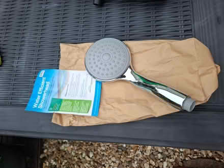 Photo of free Chrome shower head (new) (Threemilestone Truro) #2