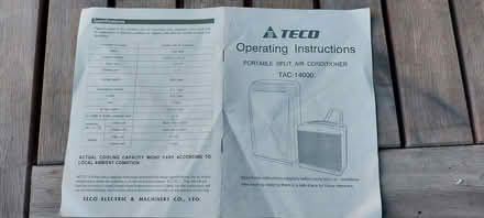 Photo of free TECO portable split air Conditioner (Camperdown 2050) #2