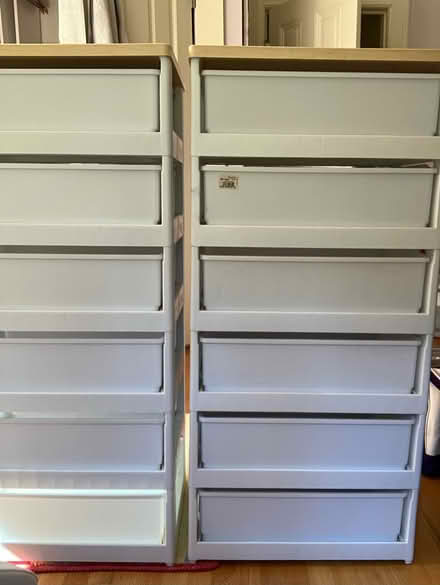 Photo of free 2 sets of plastic drawers (Presidio) #3