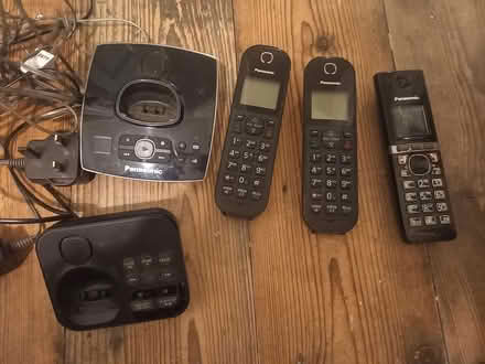 Photo of free Panasonic Phones Handsets & Docks (Leith Links EH6) #1
