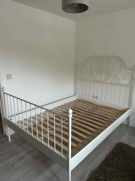 Photo of free IKEA double bed frame (Wakefield WF3) #1