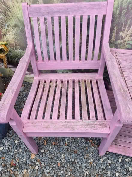 Photo of free Garden Wooden Seats with Table (Hatfield Peverel CM3) #1