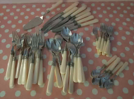 Photo of free Cutlery set 11 forks,spoons. 10 knifes 7 cake forks 5 teaspo (Saint George's CO1) #2