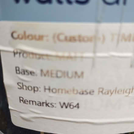 Photo of free Half a Tin of Timeless White Matt Paint (Rayleigh SS6) #1
