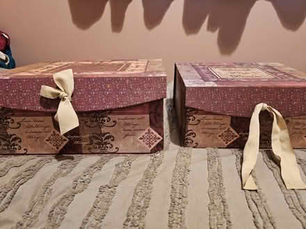 Photo of free Two large pretty boxes (GU21) #1