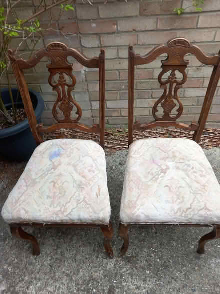 Photo of free Two old dining chairs restoration project (Colchester CO1) #1