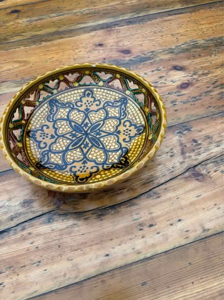 Photo of free Decorative bowl orangey/yellow (Kidderminster DY10) #1