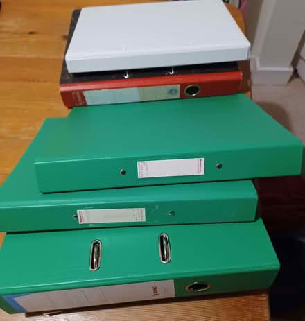 Photo of free 5 A4 ring binder or lever arch files (Oxford OX2) #1