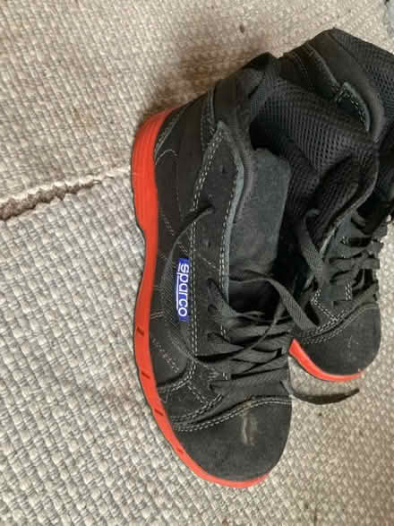 Photo of free Safety boots size 37, worn once (Eastfield PE1) #1