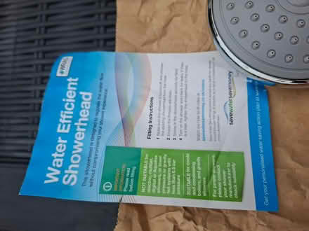 Photo of free Chrome shower head (new) (Threemilestone Truro) #4