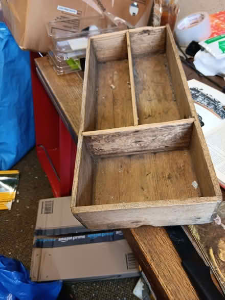 Photo of free Old wooden cutlery tray (New Park HG1) #1