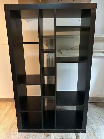 Photo of free Black Shelving - 150 cm tall, 90 cm wide, 40 cm deep (Barnes SW13) #1