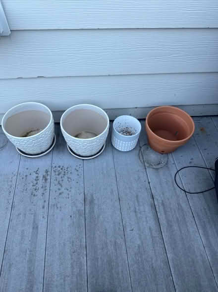 Photo of free Four Flower pots (Silver Spring, MD) #1