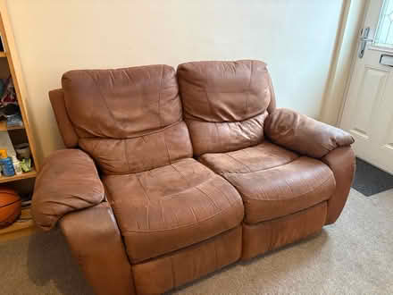 Photo of free Sofas (3 + 2 seater recliner) (Long Eaton NG10) #2