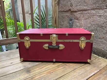 Photo of free Red steamer trunk (Windsor Terrace: 17 St & 10 Av) #1