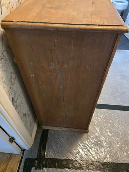 Photo of free nice wooden cupboard with shelves -vintage (Rochester ME1) #4