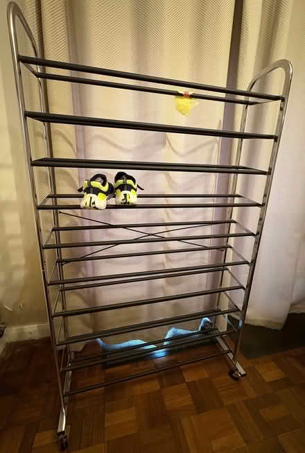 Photo of free Full height shoe / storage rack (Mytchett) #1