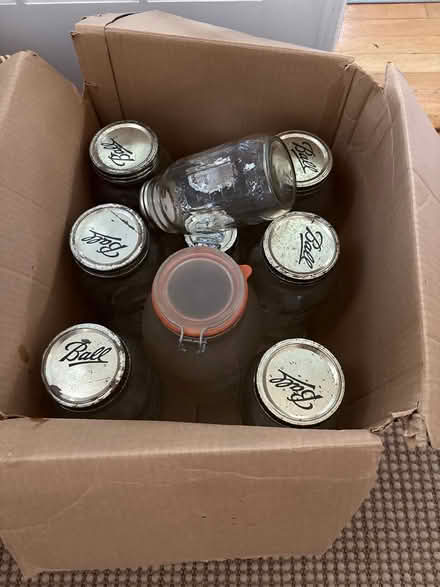 Photo of free Mason jars (59 Larchwood Dr Cambridge MA) #1