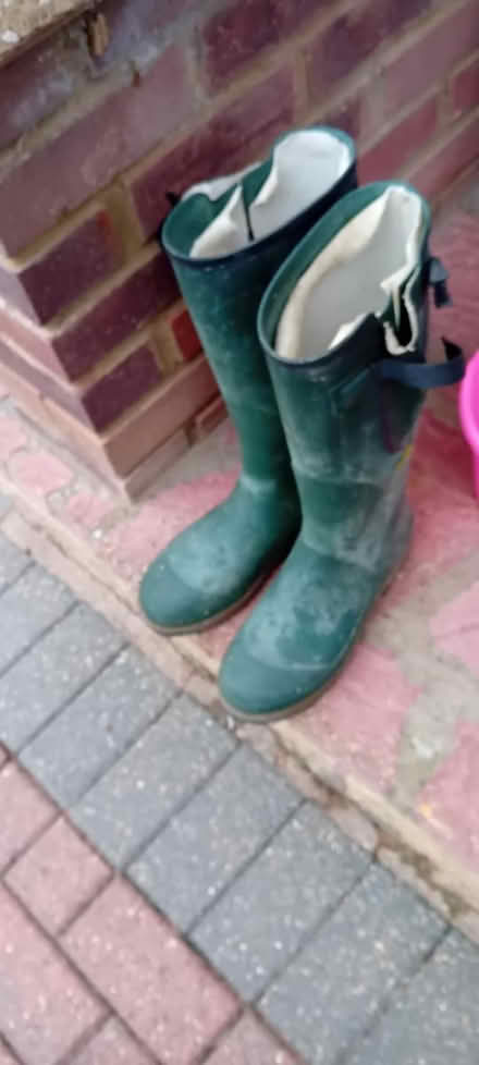 Photo of free Green Wellington Boots Size 7 (Baldock, SG7) #1