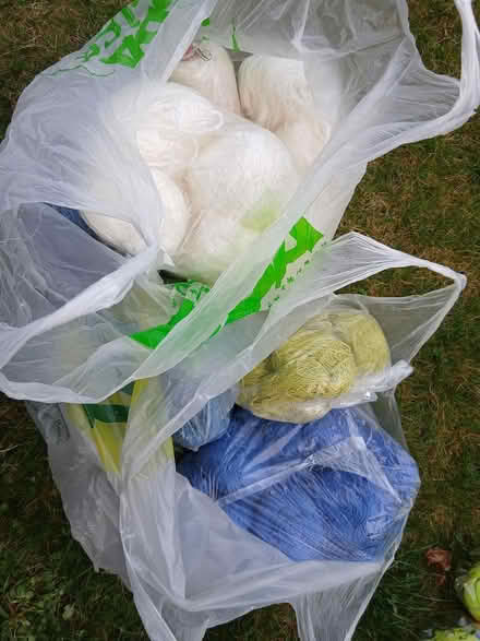 Photo of free Carrier bags with yarn/wool (Bridge of Don) #1